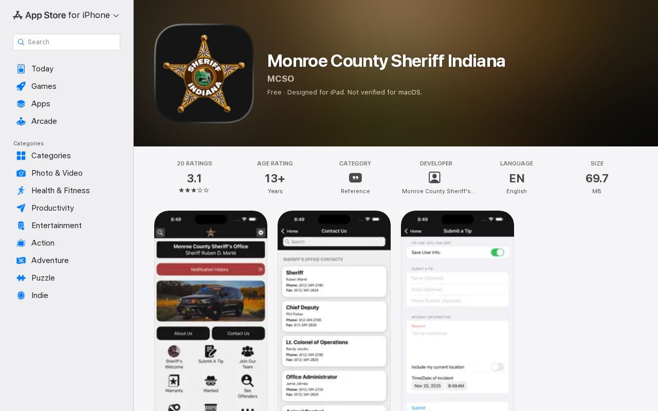 Monroe County Sheriff app inmate and arrest information